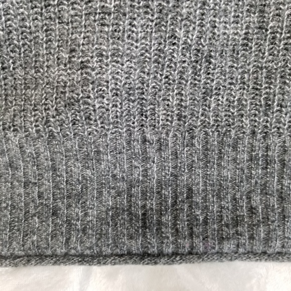 GAP Men's Gray Cotton Wool Blend Knit Sweater - Picture 4 of 7